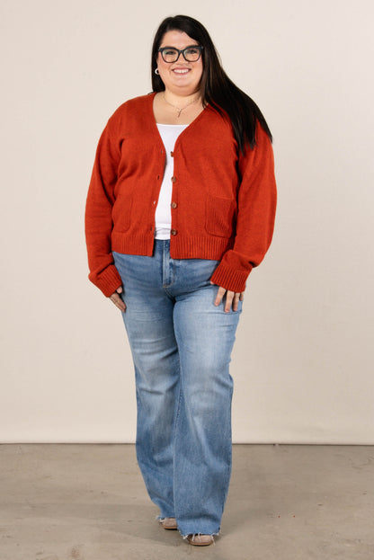 Livey Elbow Patch Sweater Cardigan