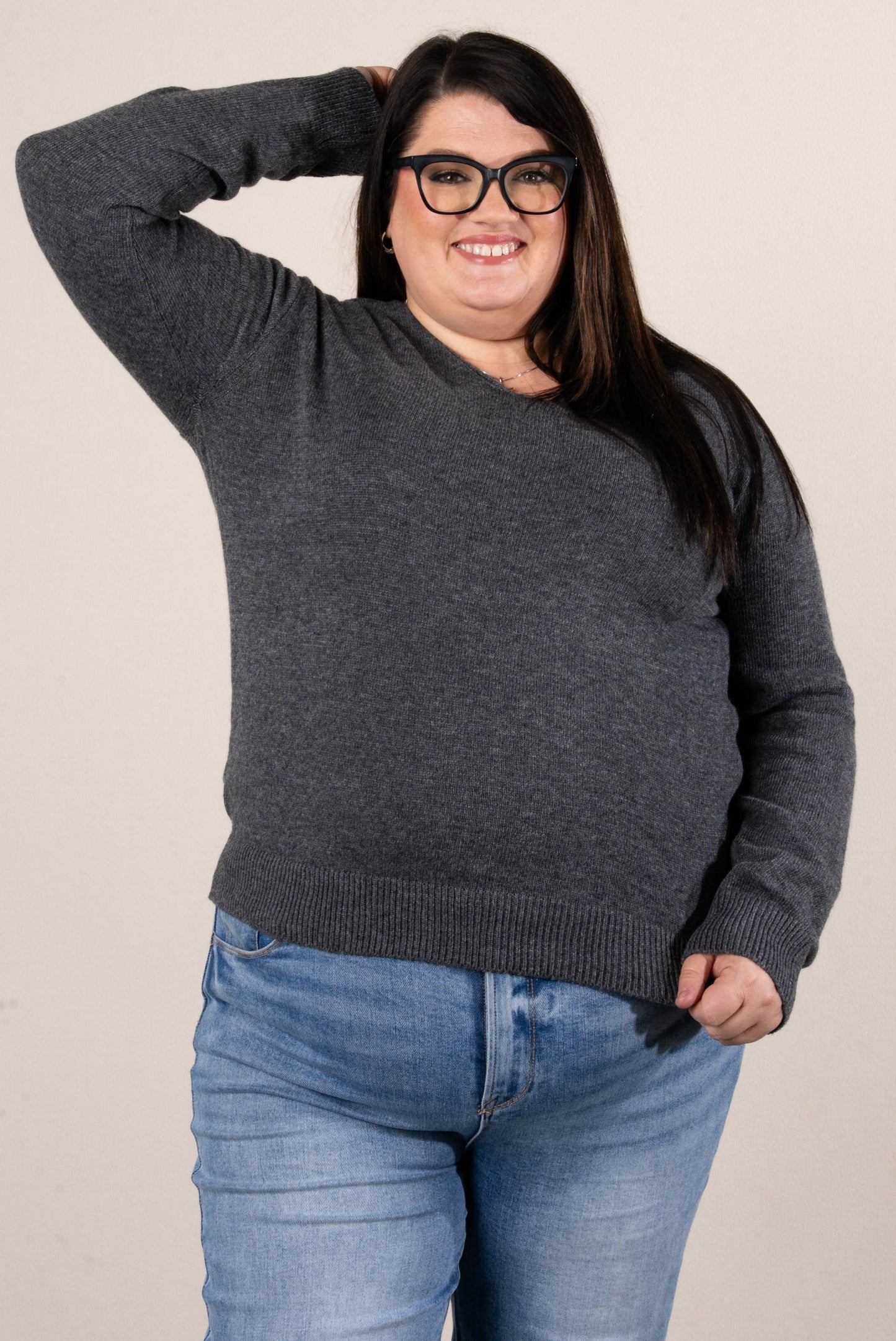 Diana Marled Knit Sweater