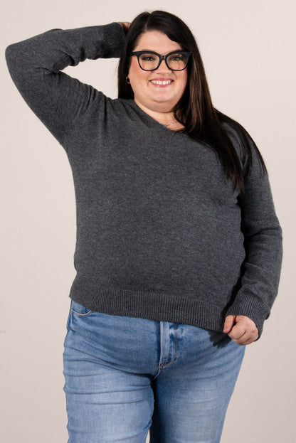 Diana Marled Knit Sweater