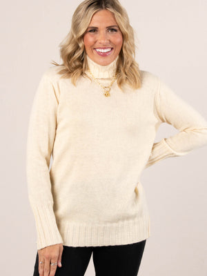 Quinn Turtleneck Tunic Sweater