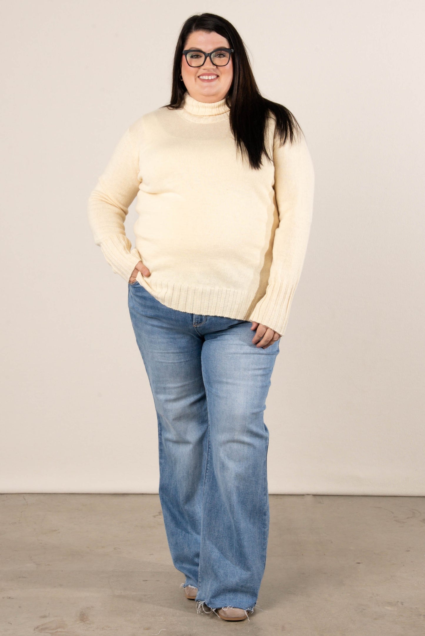 Quinn Turtleneck Tunic Sweater