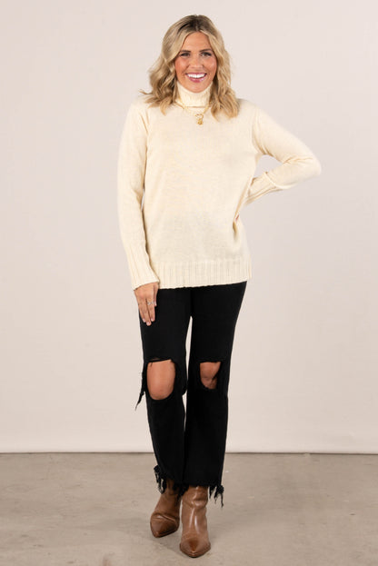 Quinn Turtleneck Tunic Sweater