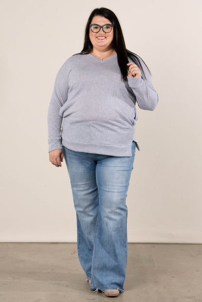 Florence Brushed Knit Side Pocket Top