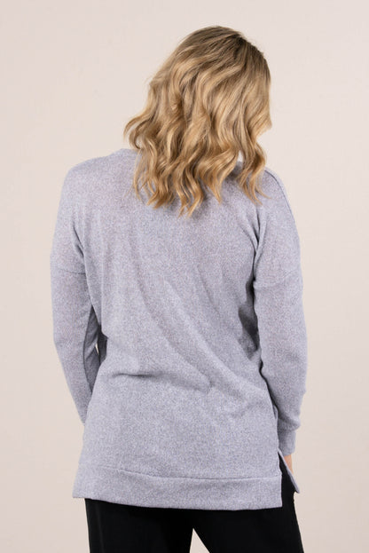 Florence Brushed Knit Side Pocket Top