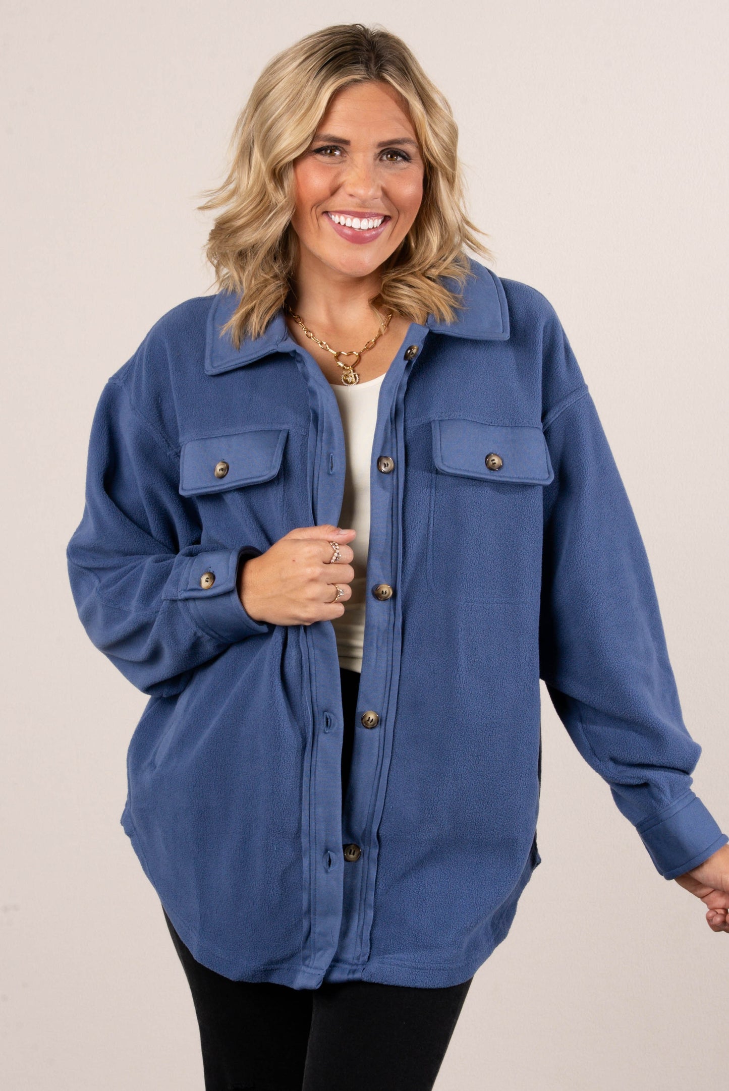 Alice Oversized Brushed Knit Shacket