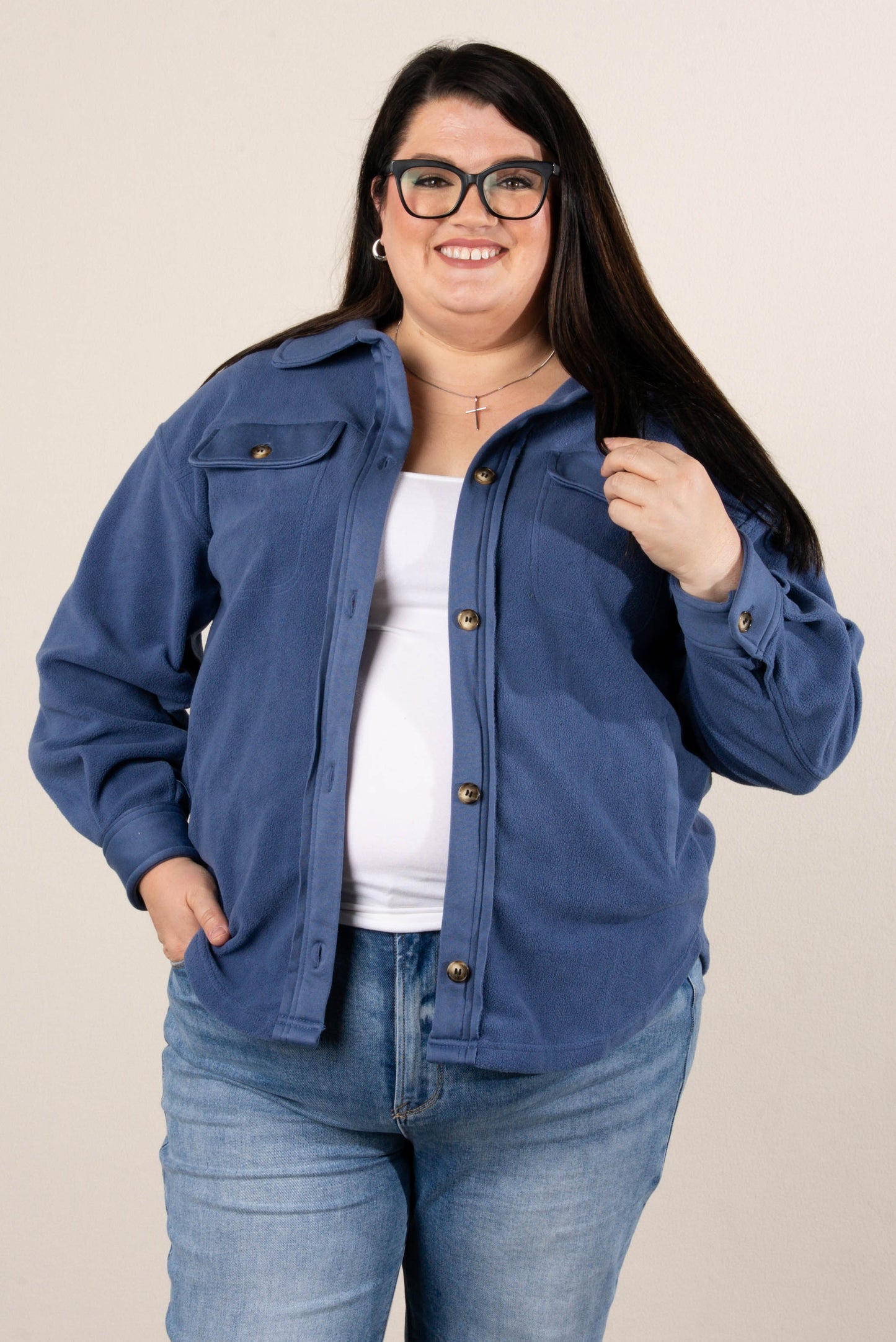 Alice Oversized Brushed Knit Shacket