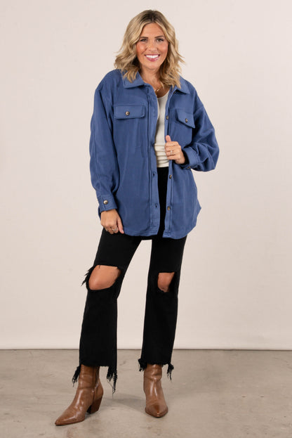 Alice Oversized Brushed Knit Shacket