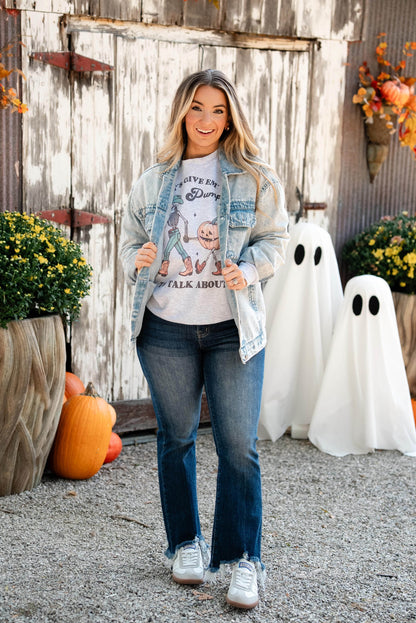 Pumpkin To Talk About Graphic Sweatshirt