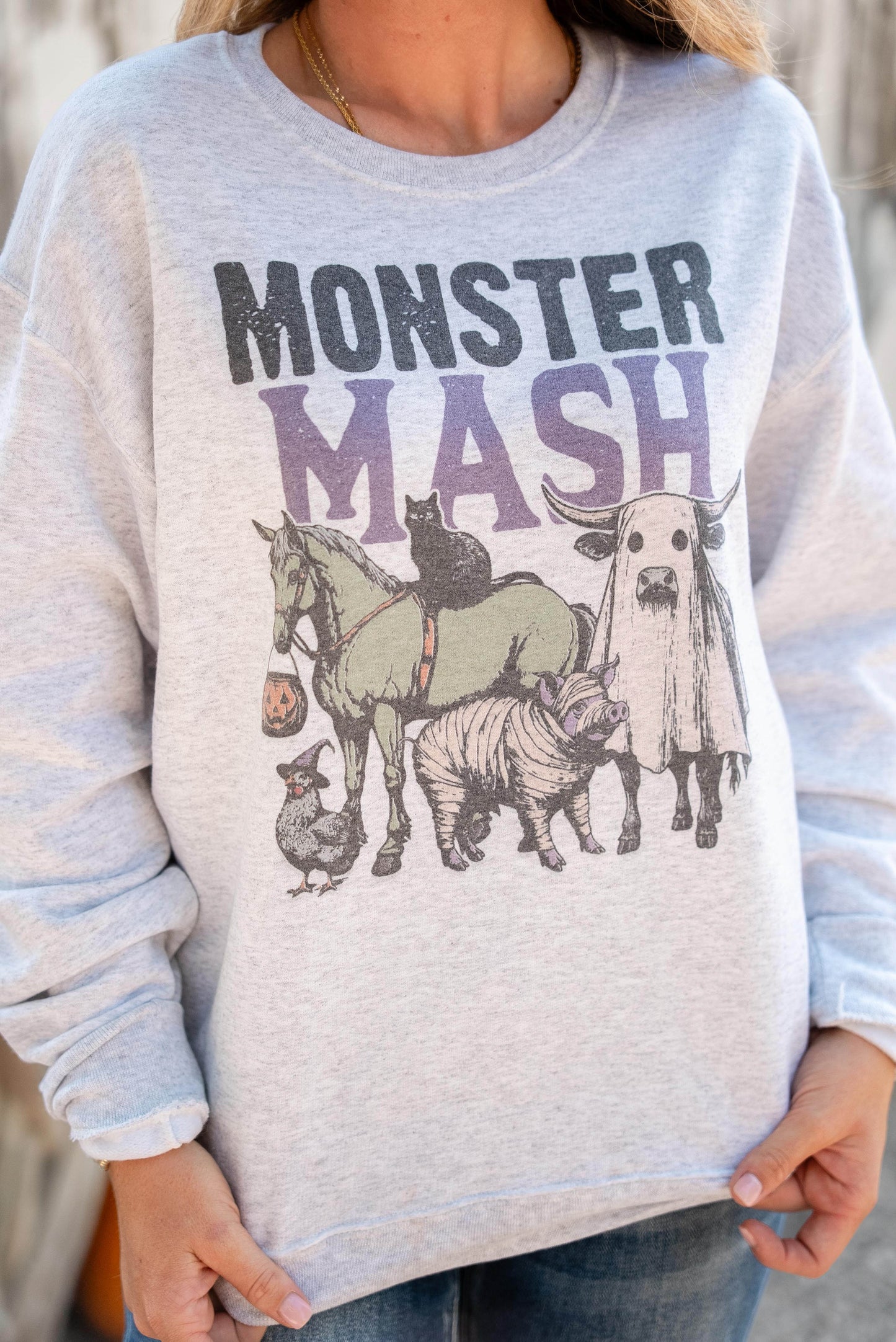 Monster Mash Graphic Sweatshirt