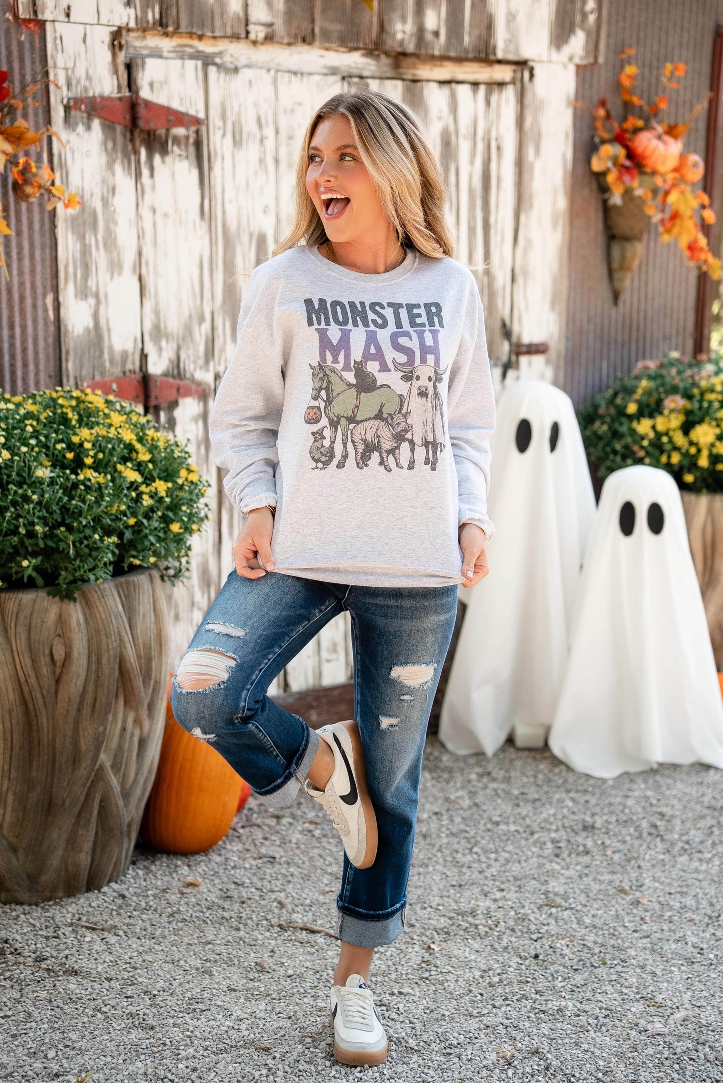 Monster Mash Graphic Sweatshirt