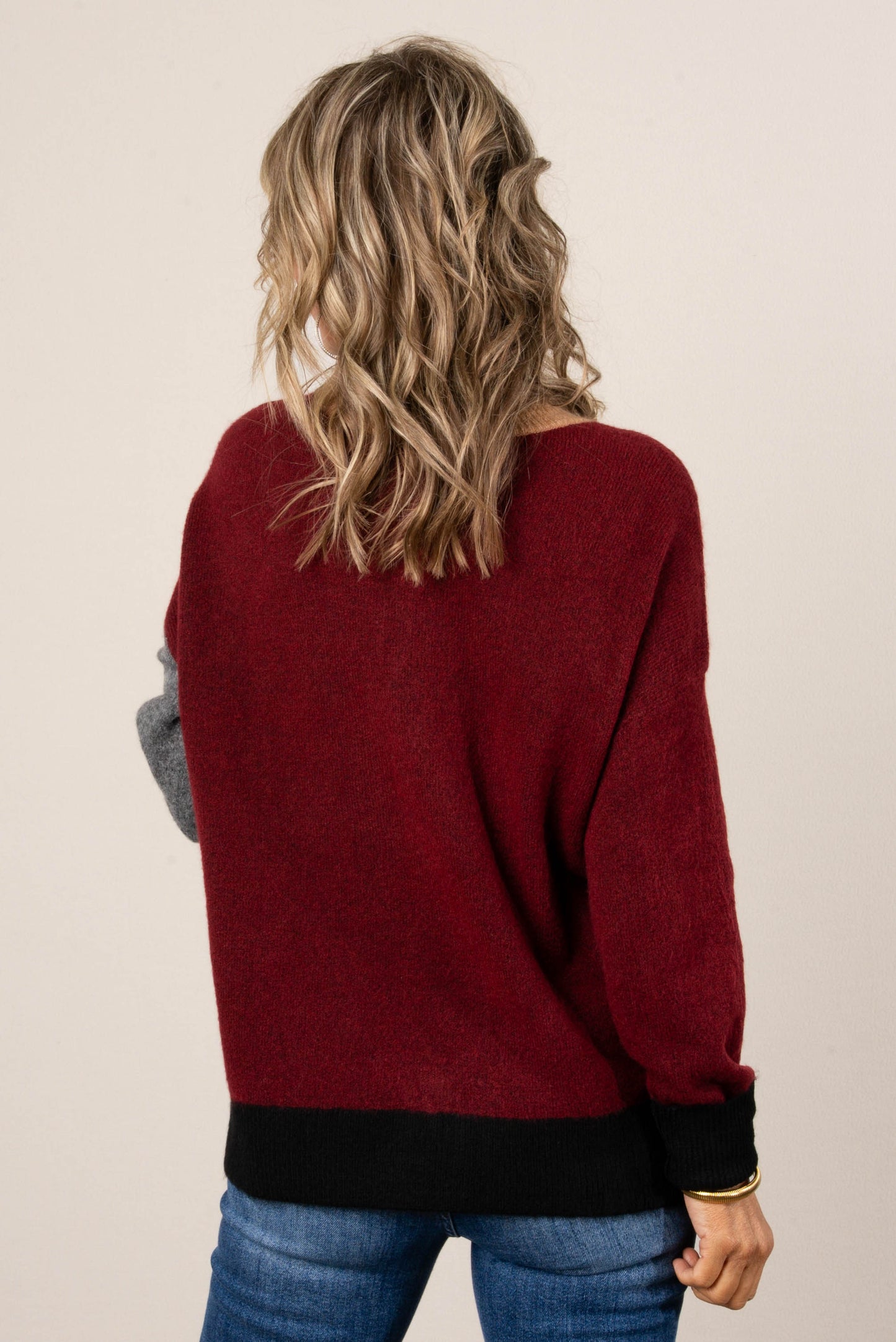 Gabbie Color Block Sweater