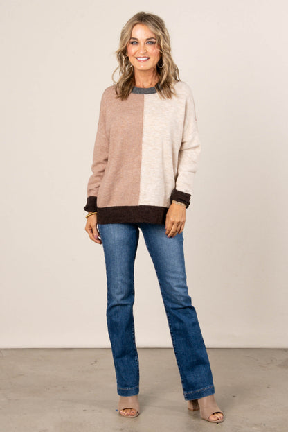 Gabbie Color Block Sweater