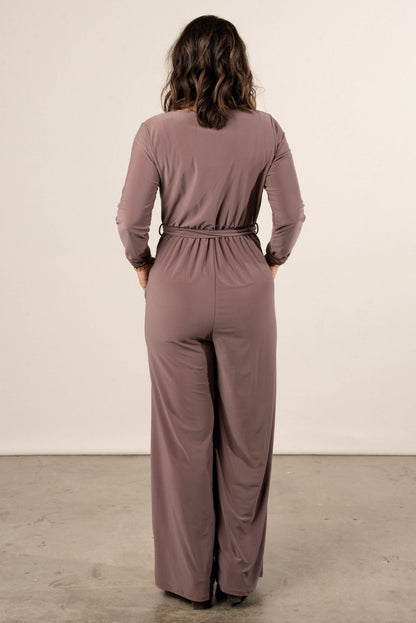 Rosie Surplice Wide Leg Jumpsuit