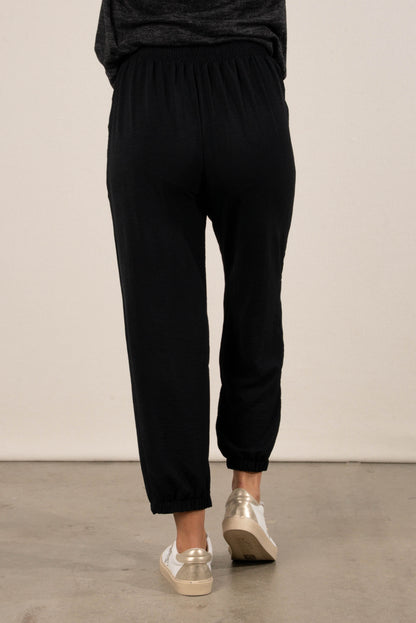 Teddy Drawstring Waist Jogger Pants