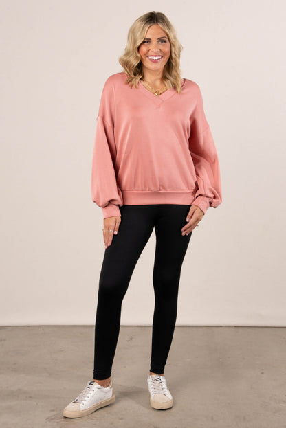 Abbey Drop Shoulder Pullover