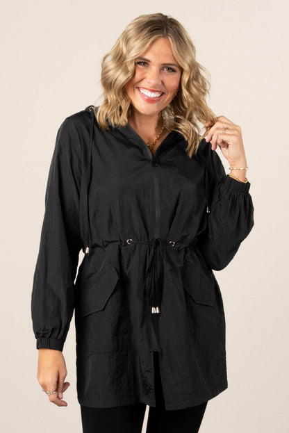 Stormy Hooded Windbreaker Jacket