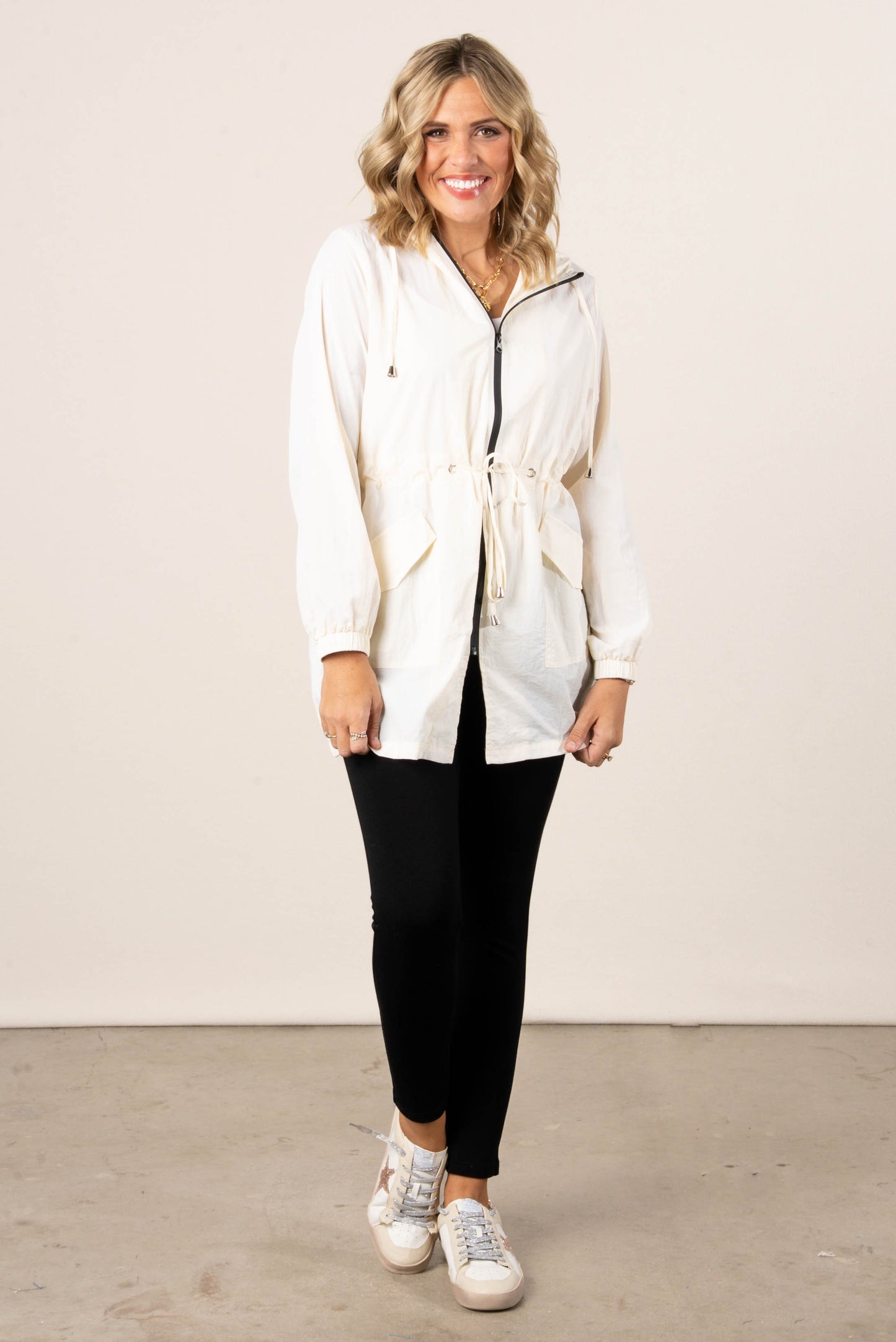 Stormy Hooded Windbreaker Jacket