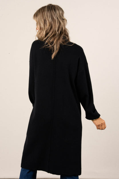 Raven Open Front Duster Cardigan