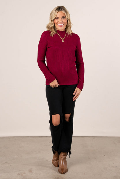 Allegra Accordian Knit Top