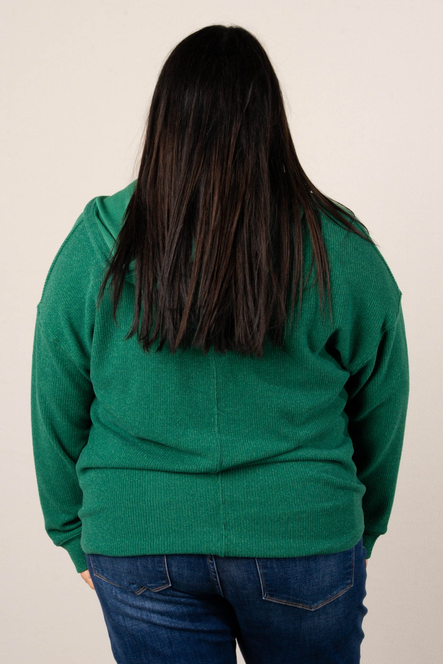 Ragina Brushed Drawstring Hooded Top