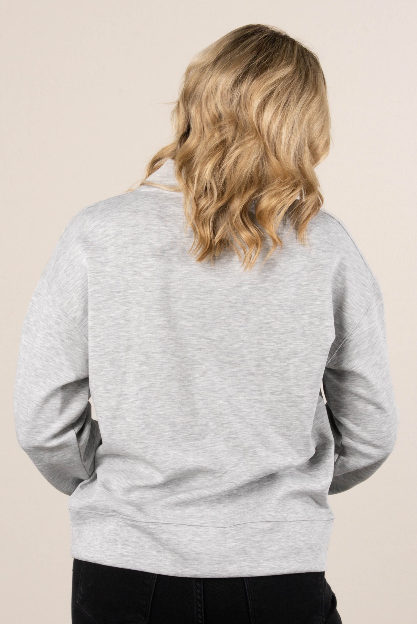 Valerie High Neck Half Zip Pullover