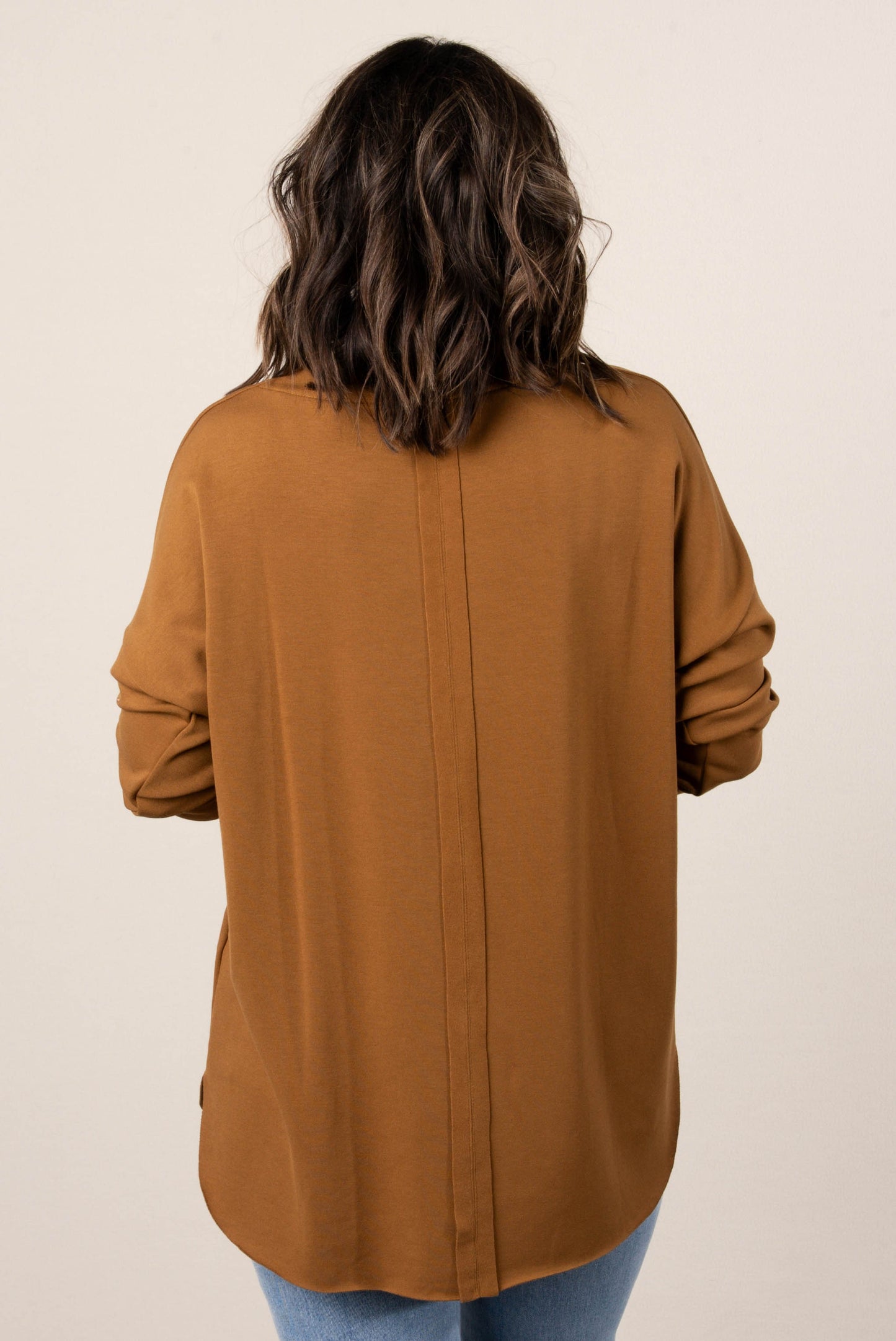 Heidi Raw Edge Hi-Lo Top