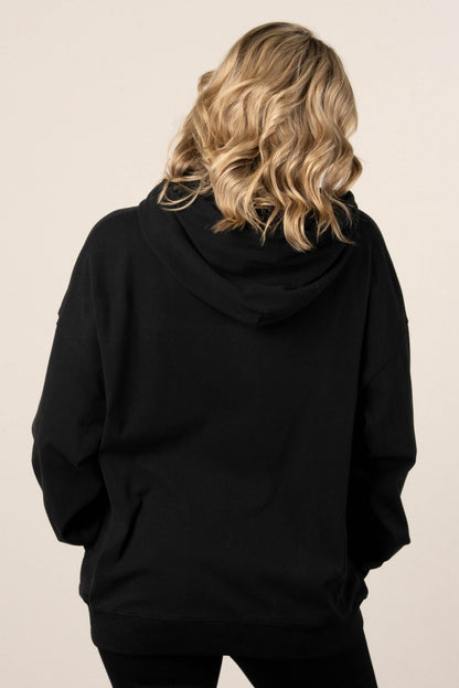Malona Crew Neck Hooded Pullover
