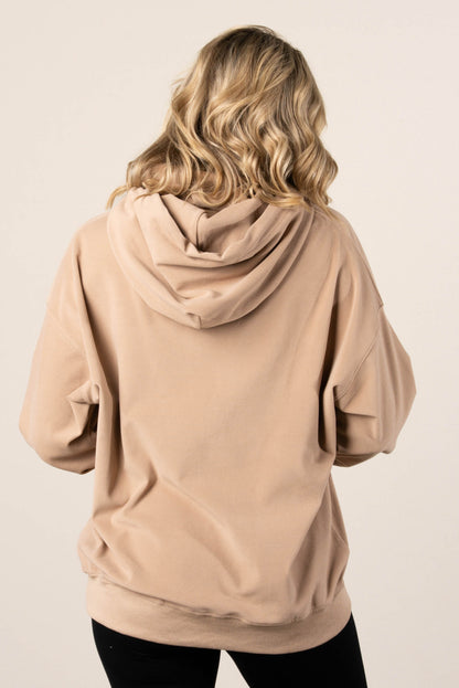 Malona Crew Neck Hooded Pullover