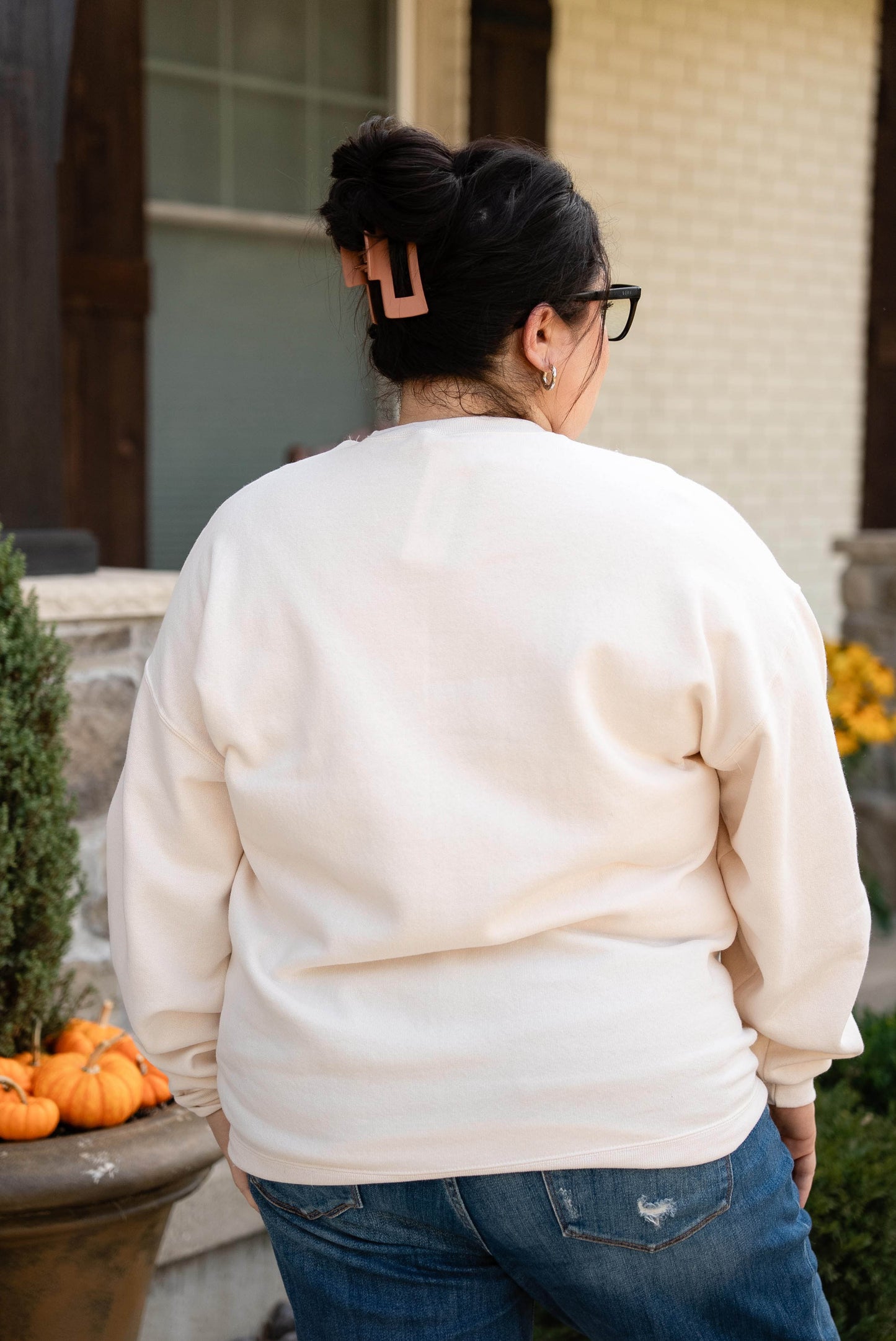 Fall Pumpkin Graphic Sweatshirt