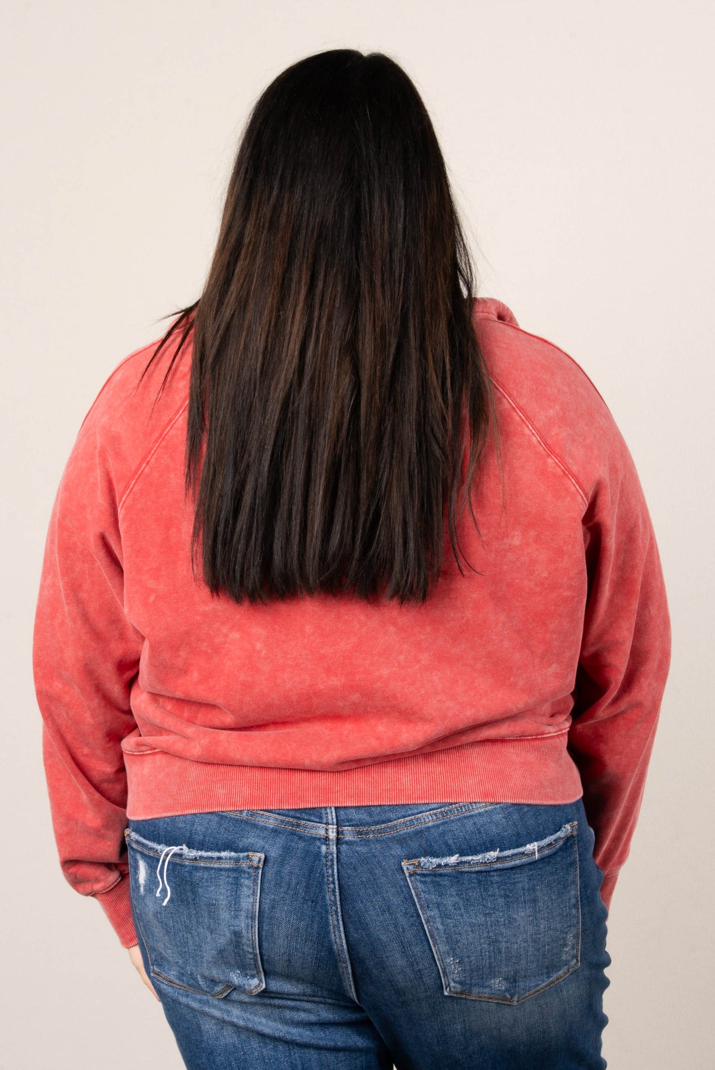 Jami Washed Half Zip Pullover