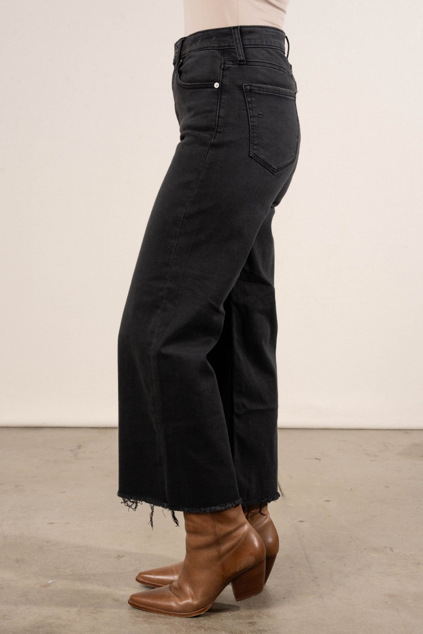 Sloane Zenana High Rise Crop Wide Leg Jeans