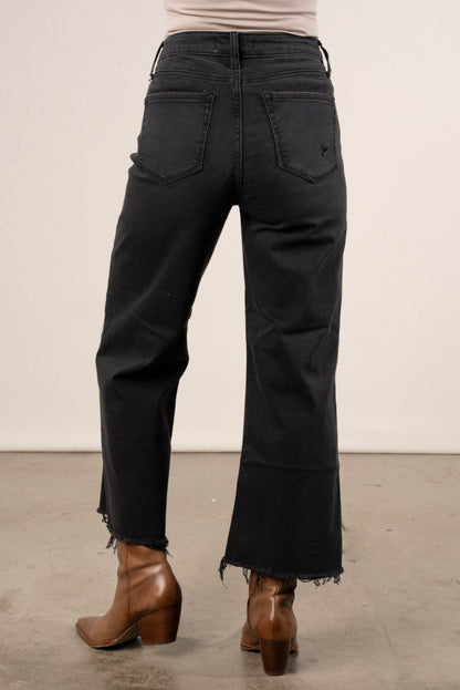Sloane Zenana High Rise Crop Wide Leg Jeans
