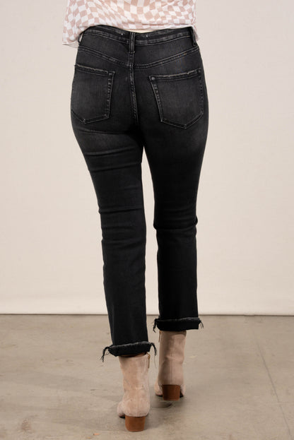 Zenana | Jolene High Rise Crop Straight Leg Jeans