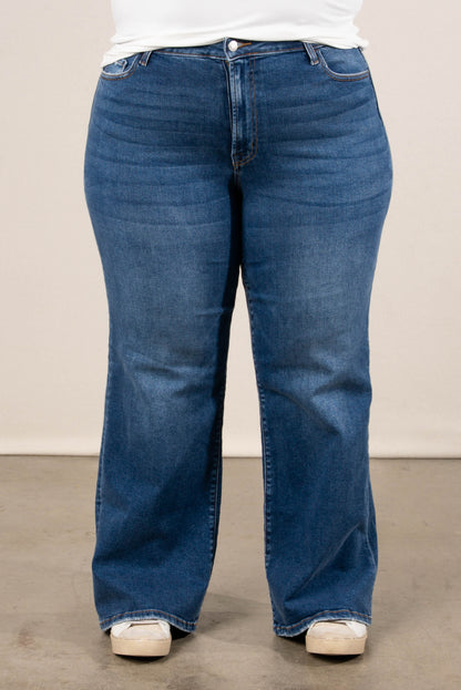 Zenana | Spencer High Rise Wide Leg Jeans