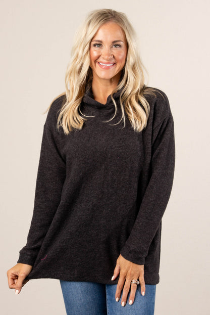 Brisk Morning Brushed Melange Hooded Top