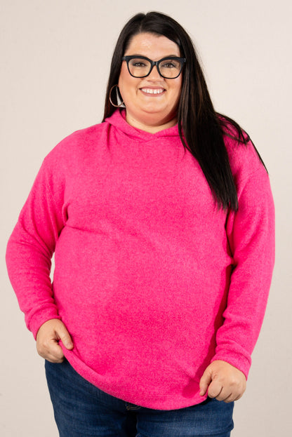 Brisk Morning Brushed Melange Hooded Top