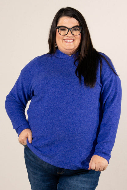 Brisk Morning Brushed Melange Hooded Top