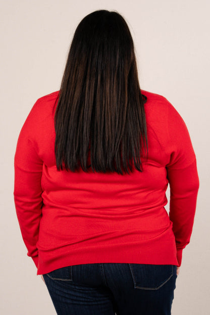 Piper Drop Shoulder Front Seam Sweater
