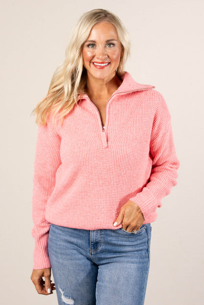 Scout Half Zip Collared Sweater