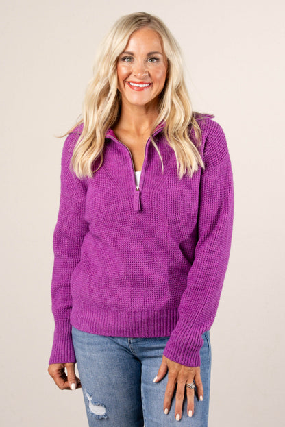 Scout Half Zip Collared Sweater