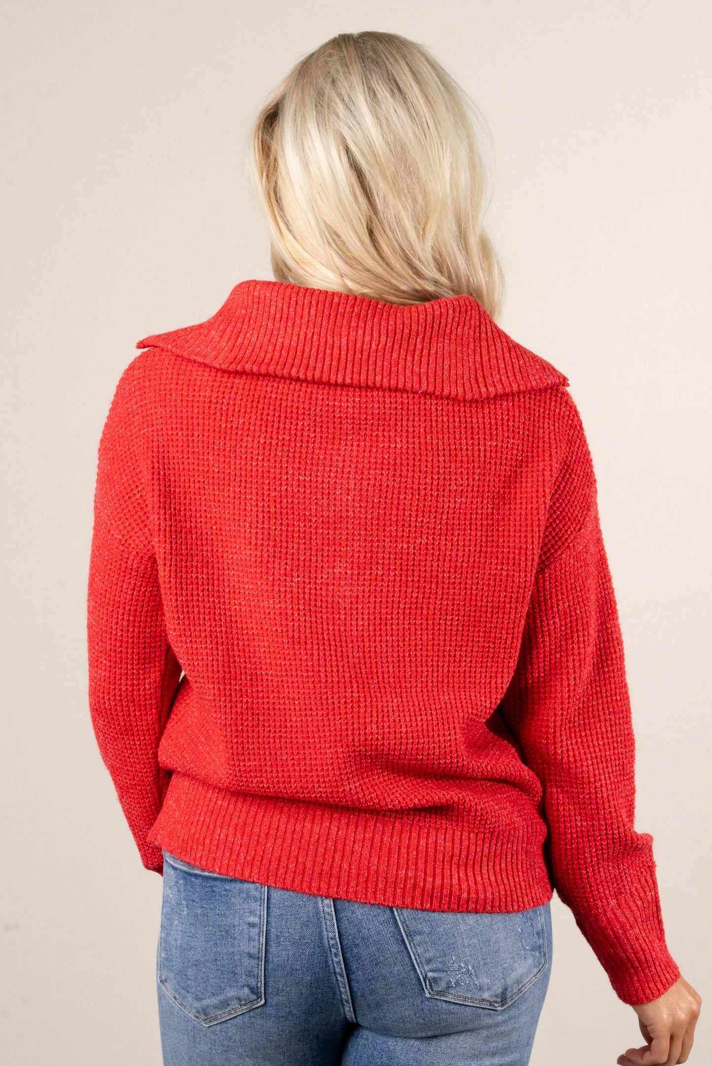 Scout Half Zip Collared Sweater