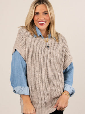Maison Rib Knit Dolman Sweater