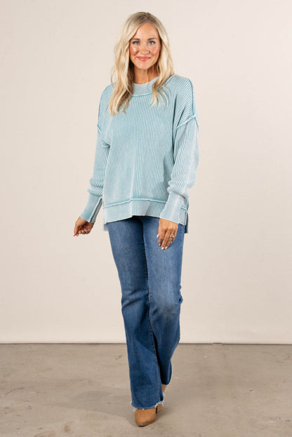 Urban Fade Oversized Acid Washed Sweater