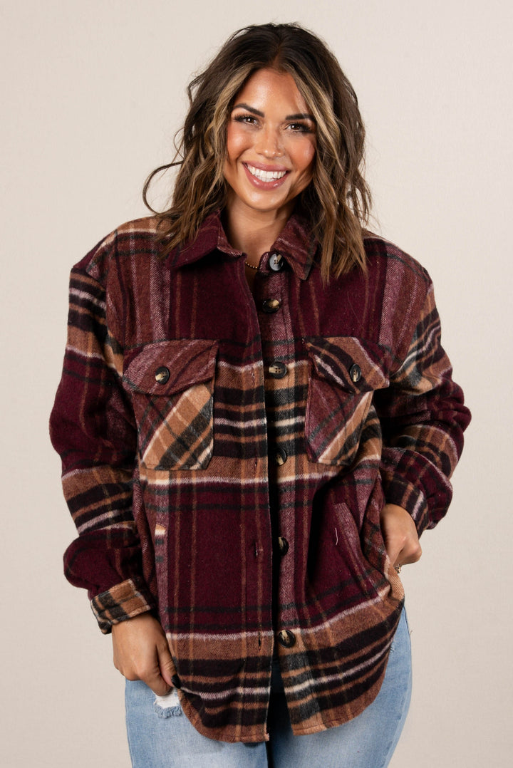 The Highland Plaid Flannel Shacket