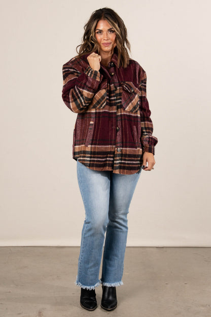 The Highland Plaid Flannel Shacket
