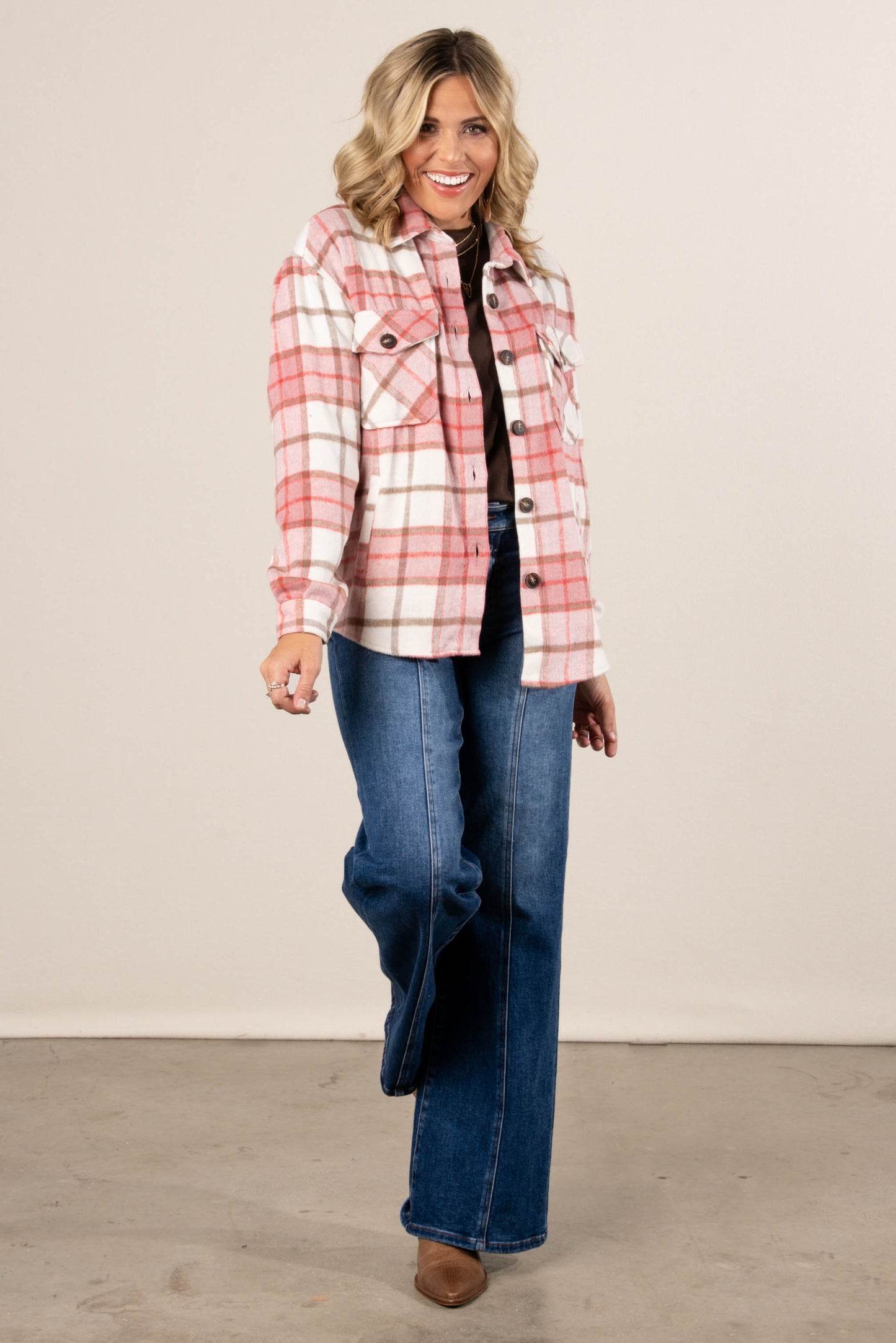 The Highland Plaid Flannel Shacket