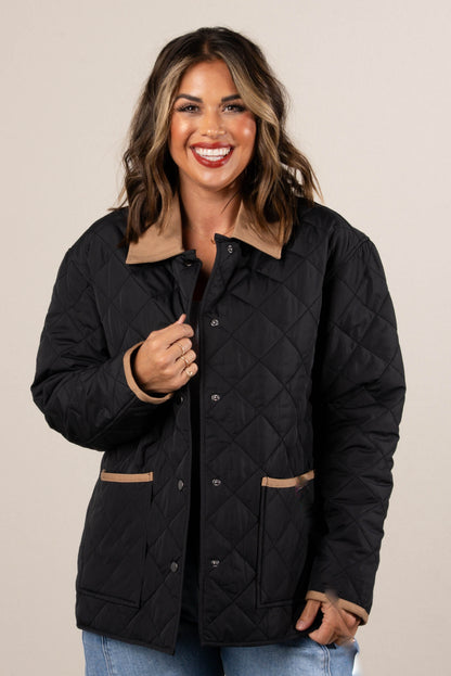 Kensington Quilted Snap Front Jacket