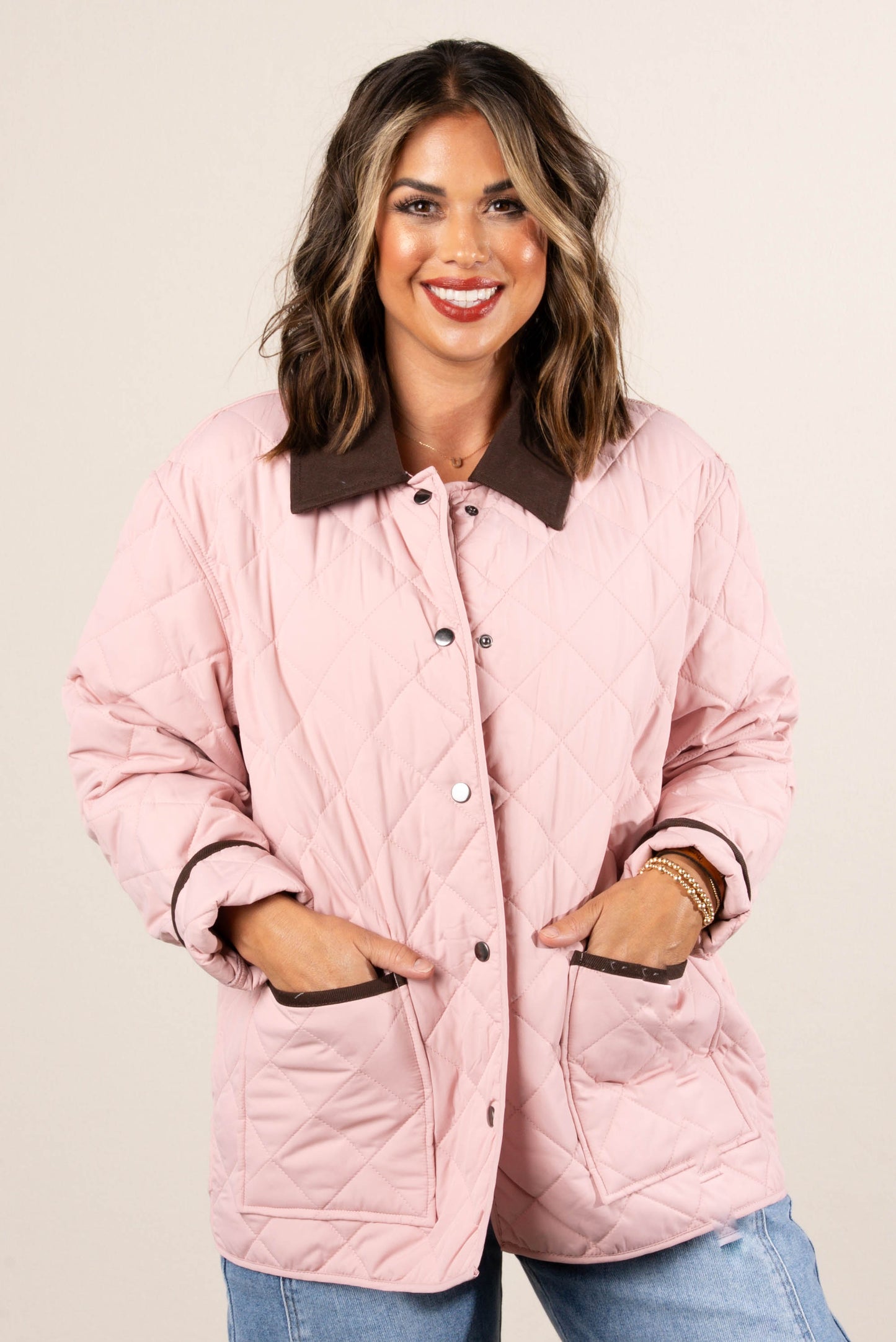 Kensington Quilted Snap Front Jacket