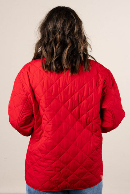 Kensington Quilted Snap Front Jacket