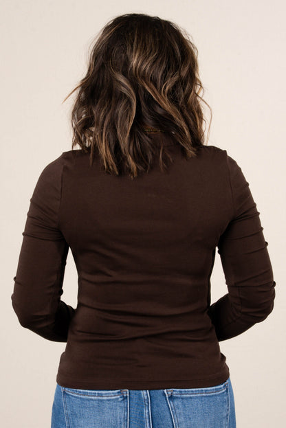 Keep Things Simple Mock Neck Top